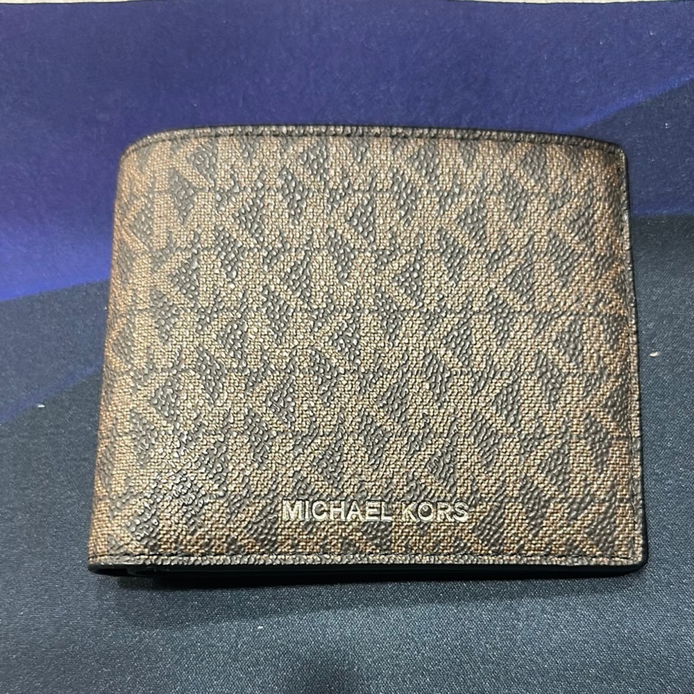 Michael Kors Brown Men's Cooper Billfold Wallet NWOT
